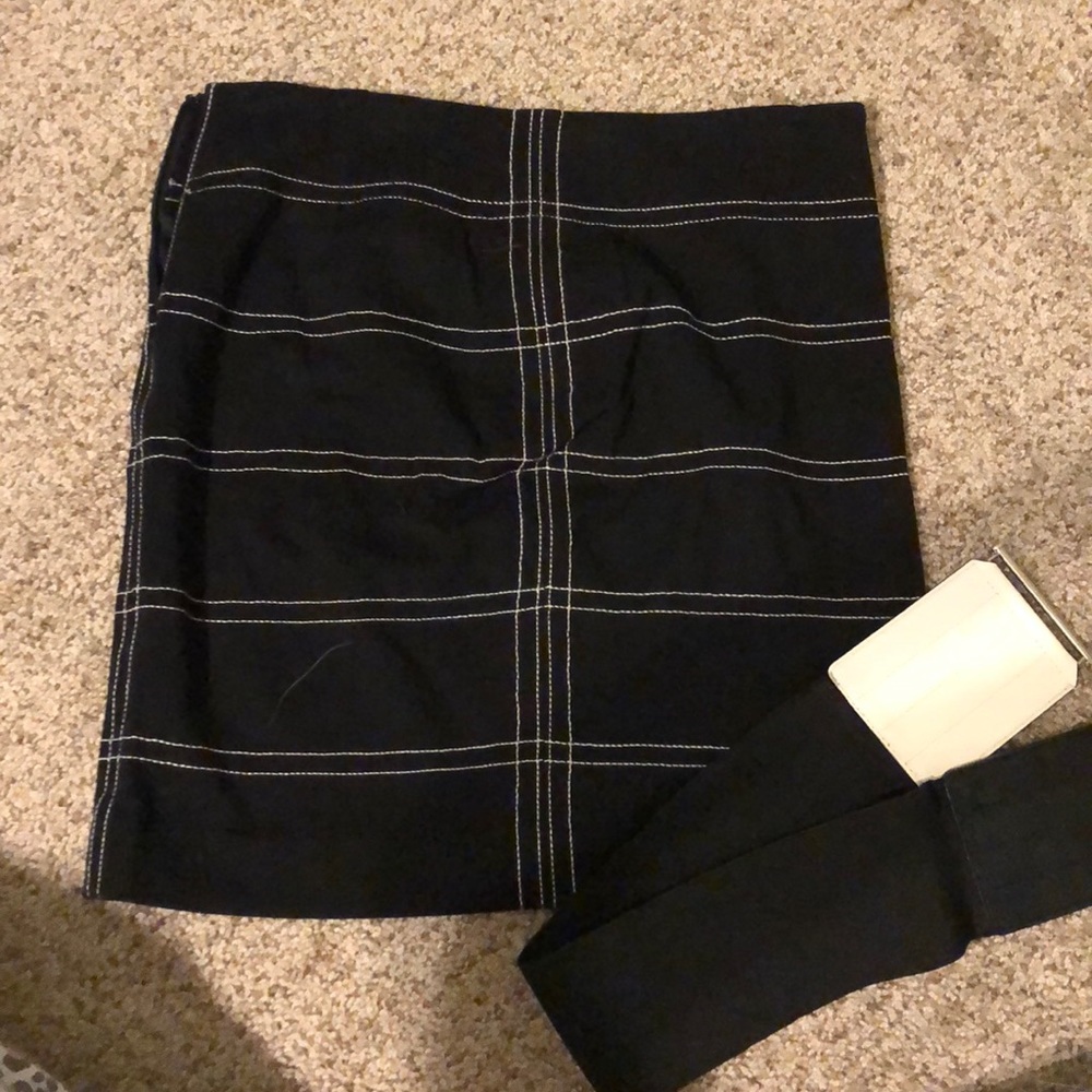 Express skirt with belt